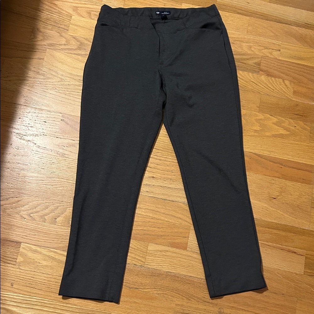 GAP Charcoal Slim City Pants